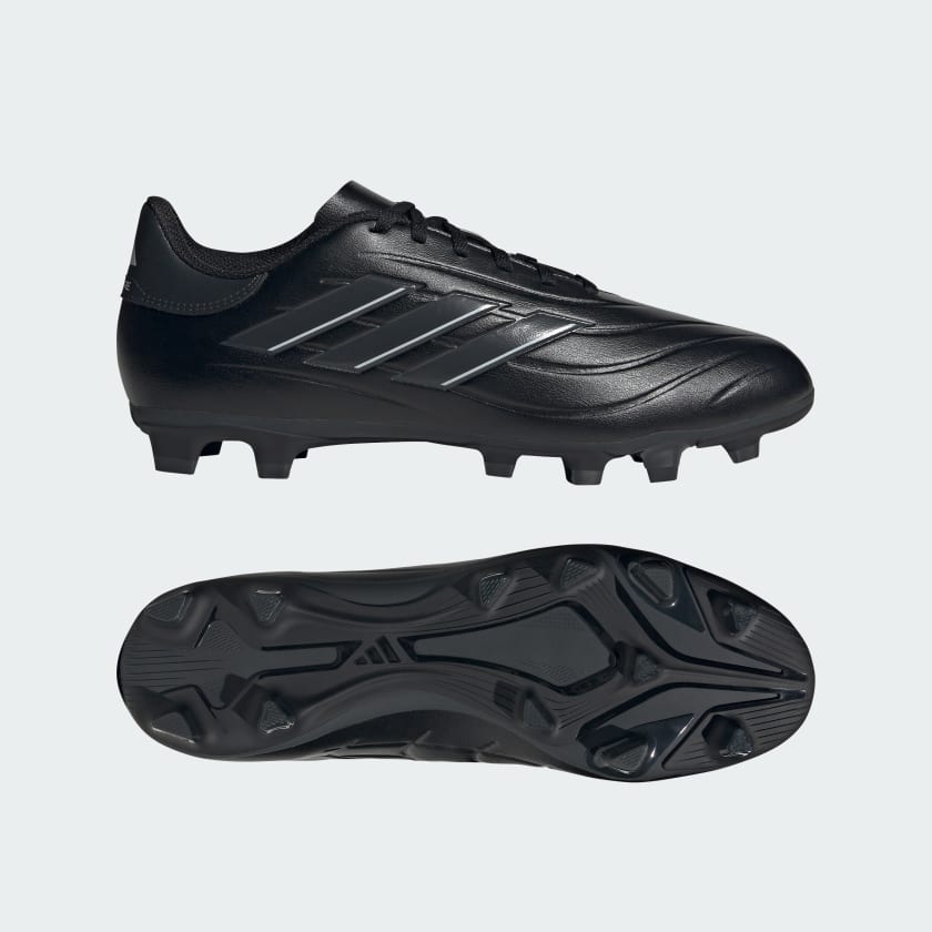 adidas COPA PURE II CLUB Flexible Ground Soccer Cleats | Core Black-Carbon | Men's