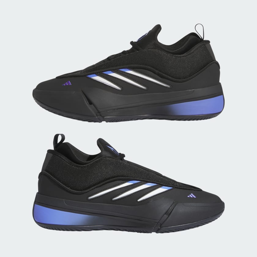 adidas DAME 9 LOW Basketball Shoes | Core Black-Cloud White-Cobalt Blue | Men's