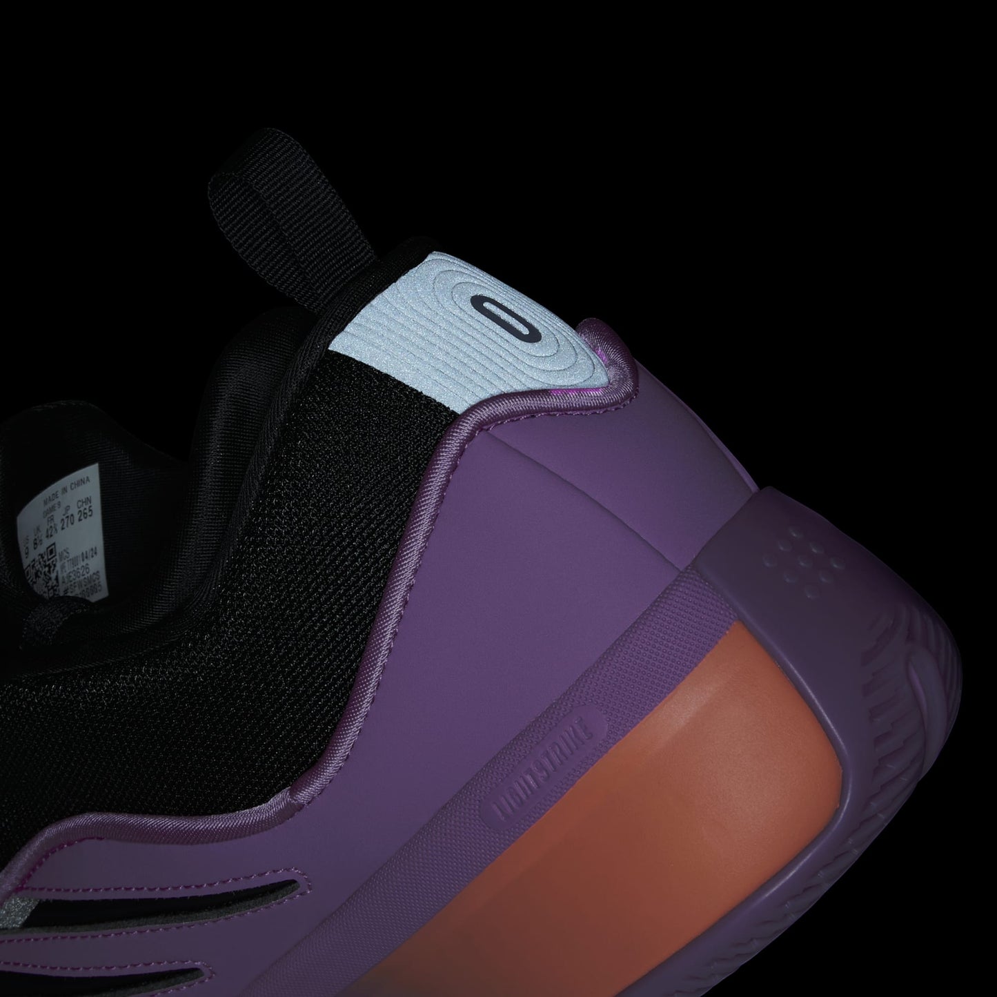 adidas DAME 9 LOW Basketball Shoes | Purple Blast-Core Black | Men's