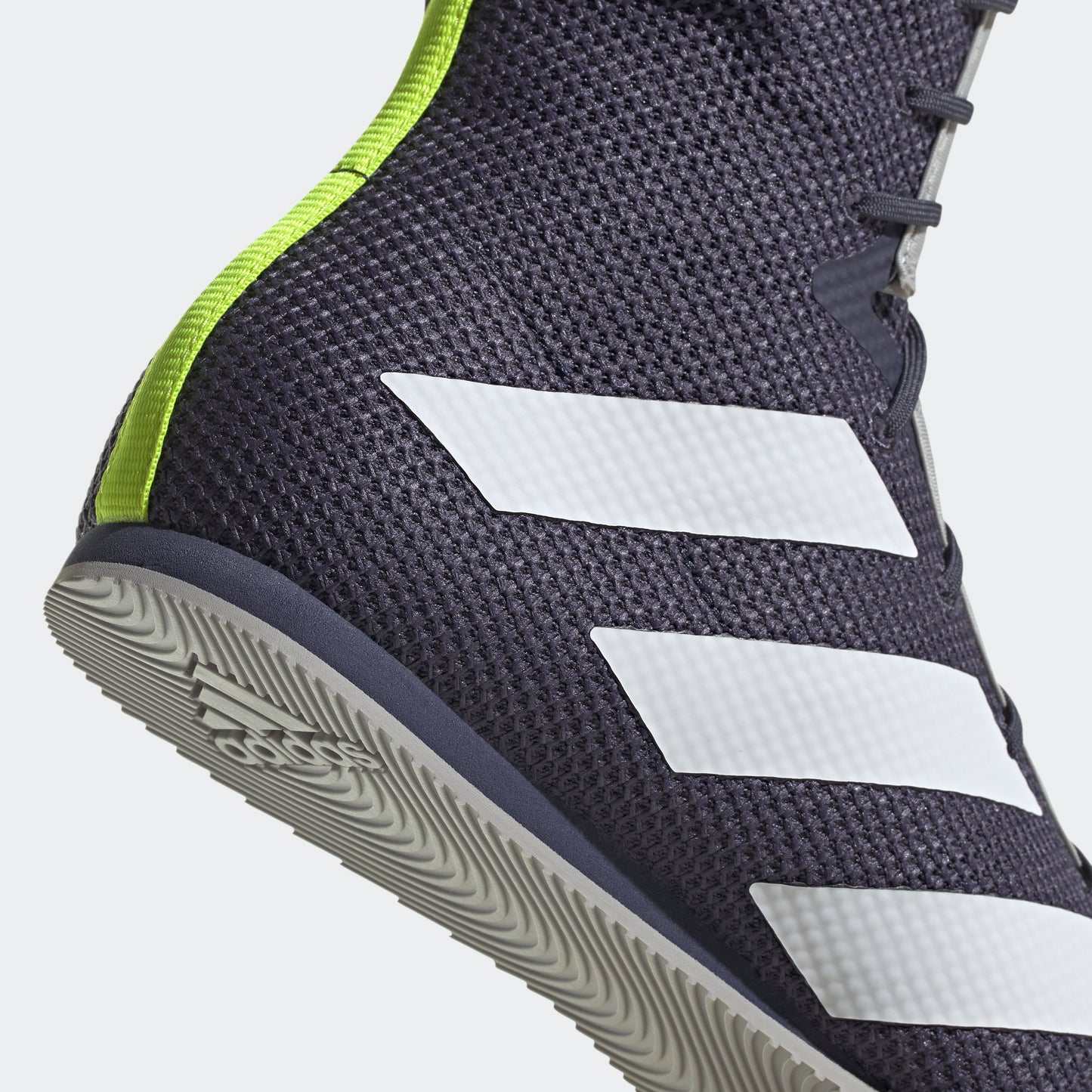 adidas BOX HOG 3 Boxing Shoes | Lucid Yellow-Core Navy | Men's