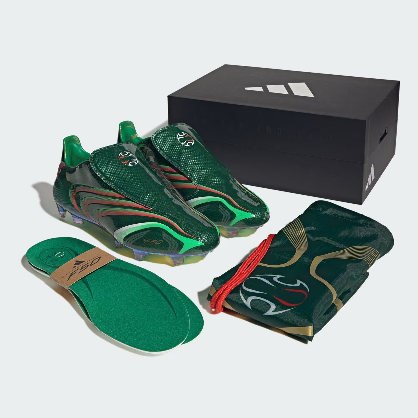 adidas F50 Tunit Firm Ground Football Boots | Green | Men's