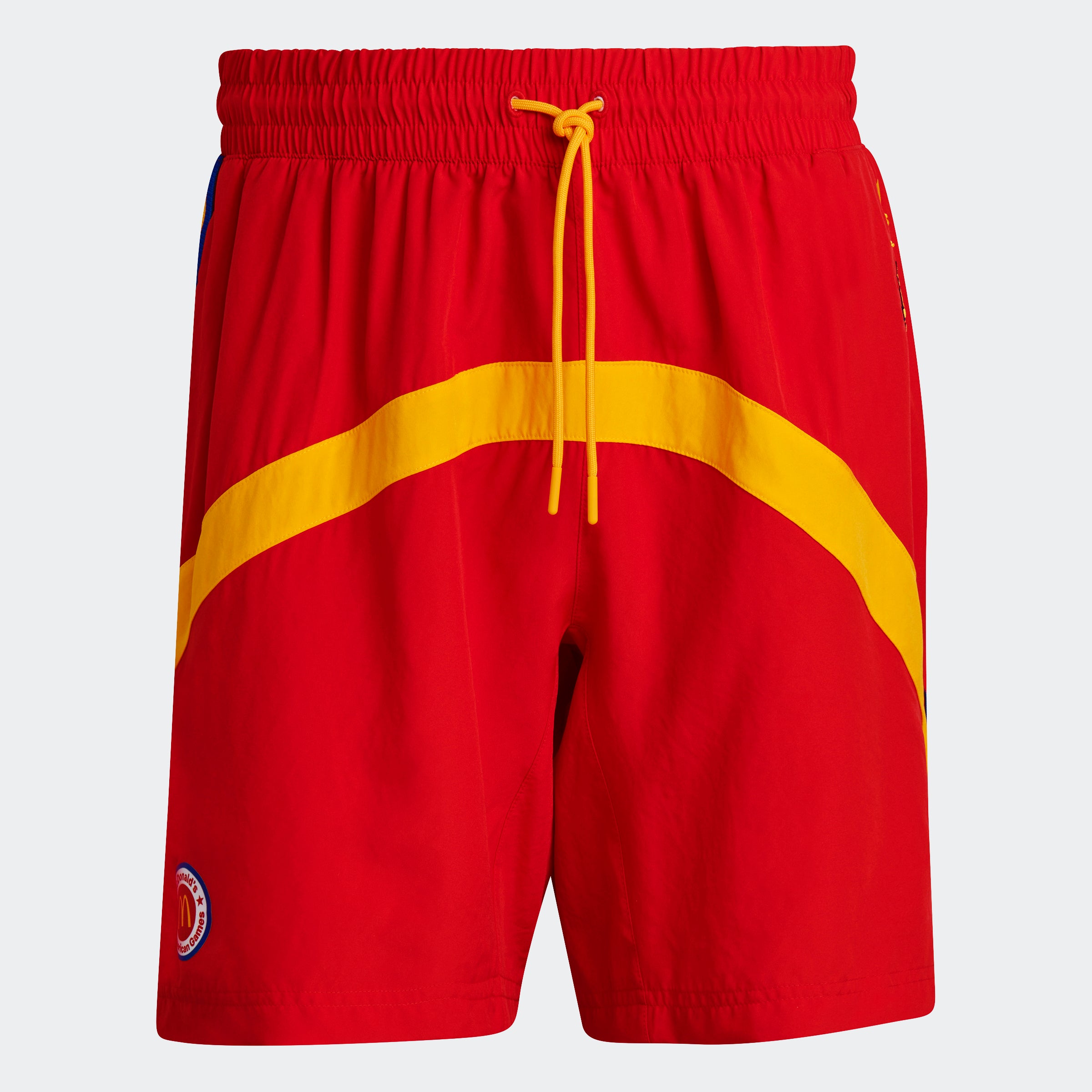 adidas ERIC EMANUEL McDonalds Shorts | Red | Men's â stripe 3 adidas
