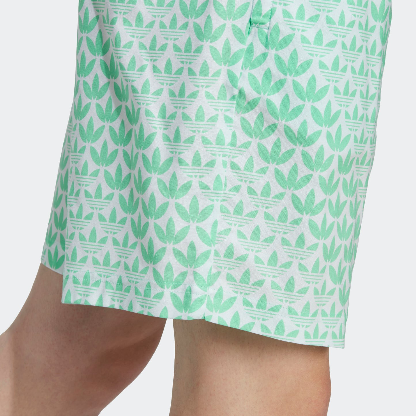 adidas Graphics Monogram Allover Print Shorts | Easy Green | Men's