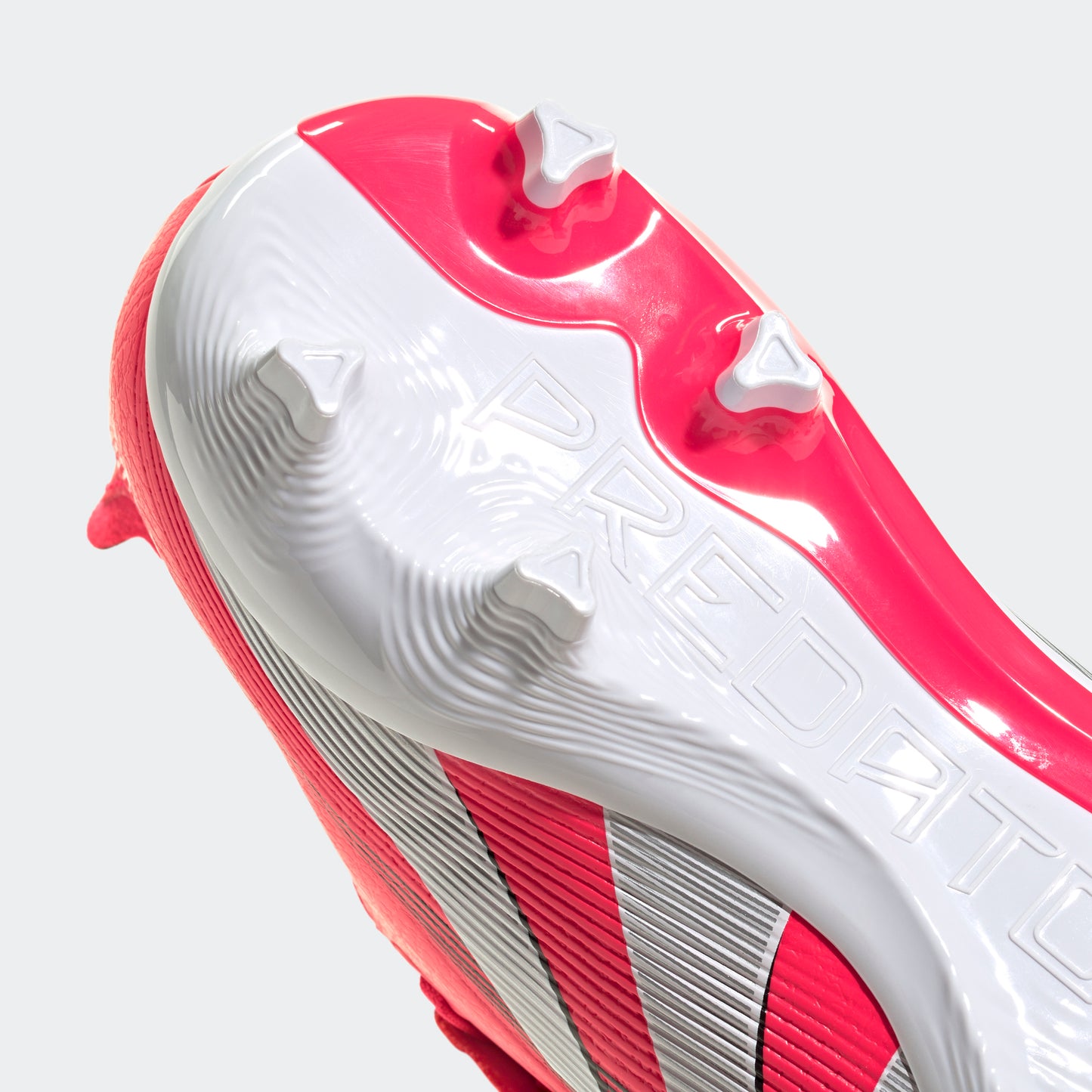 adidas Predator League Fold-Over Tongue Firm/Multi-Ground Soccer Cleats | Lucid Red / Cloud White | Men's