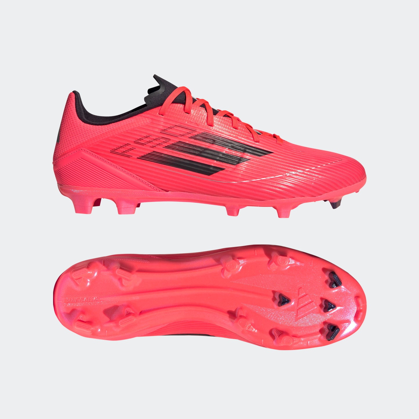 adidas F50 LEAGUE Firm/Multi-Ground Soccer Cleats | Turbo-Aurora Black-Platinum Metallic | Men's