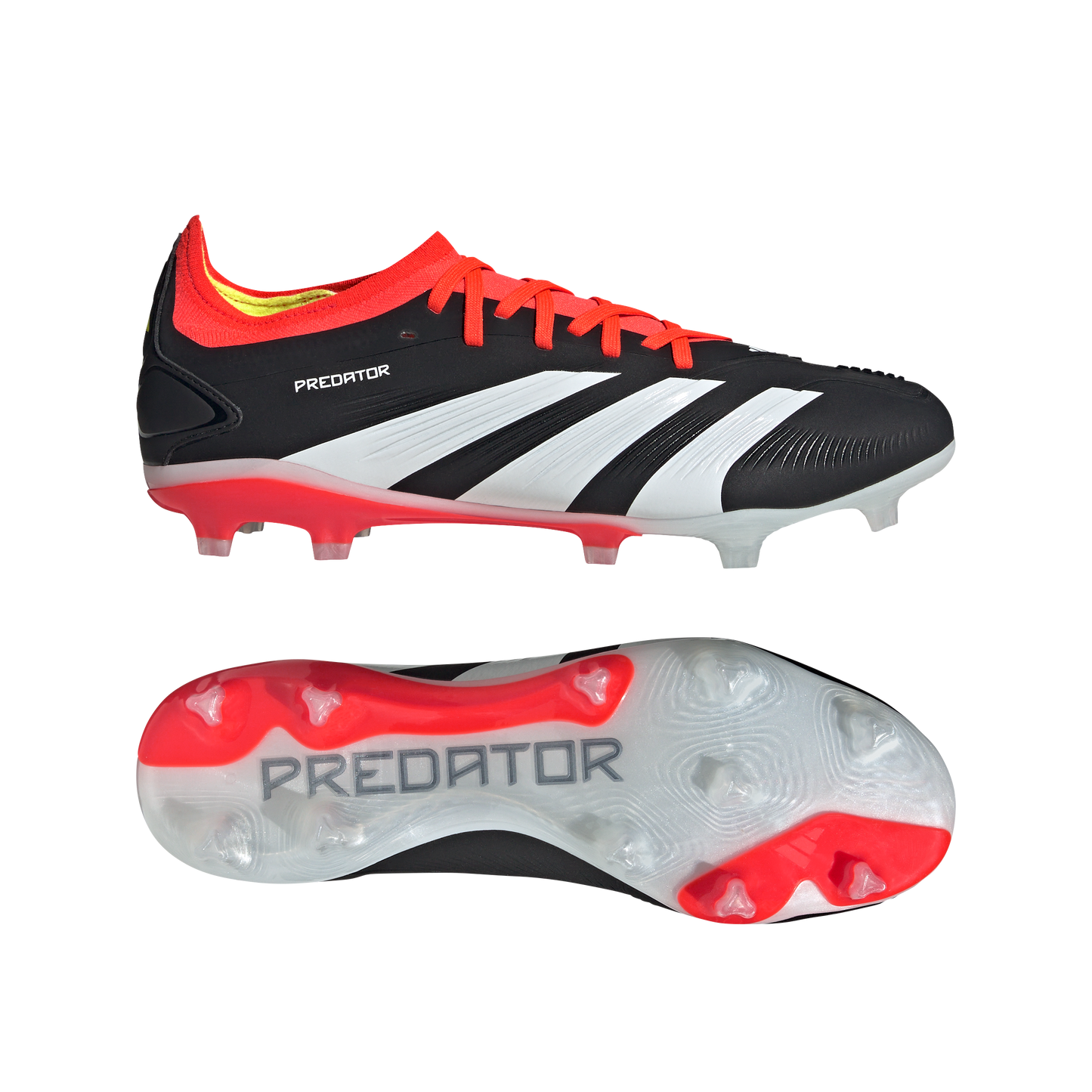 adidas Predator Pro FxG | Black / White / Solar Red | Men's