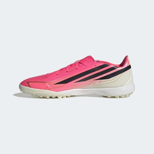 adidas F50 HYPERFAST LEAGUE Turf Football Shoes | Solar Turbo / Iron Metallic / Core Black | Men's