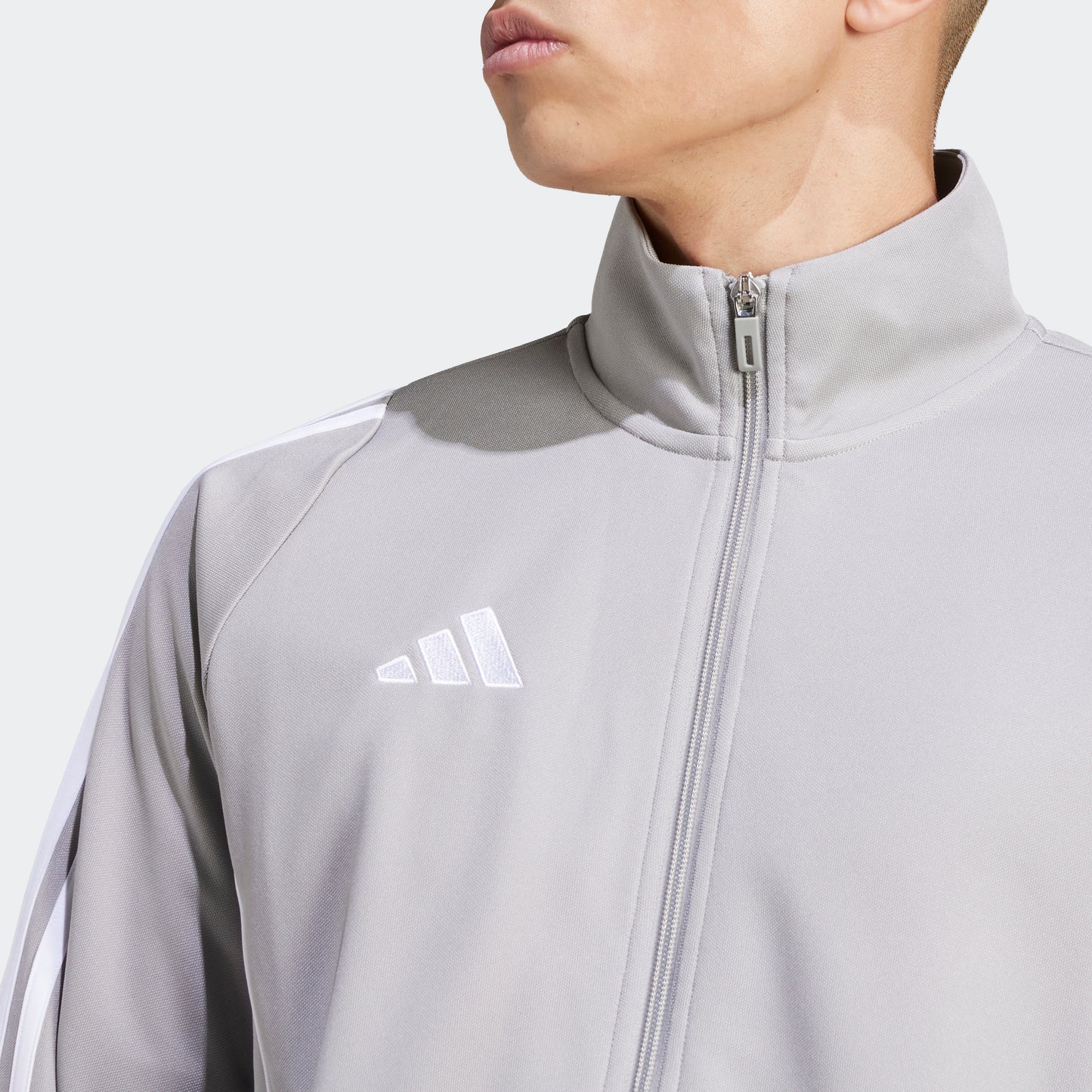 adidas Tiro 24 Training Track Jacket | Grey / White | Men's