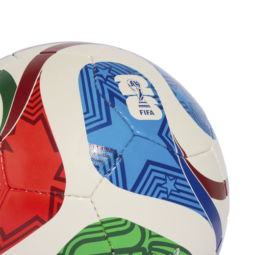adidas FIFA World Cup 26™ Trionda Training Sala Ball | White / Royal Blue / Solar Blue / Power Red