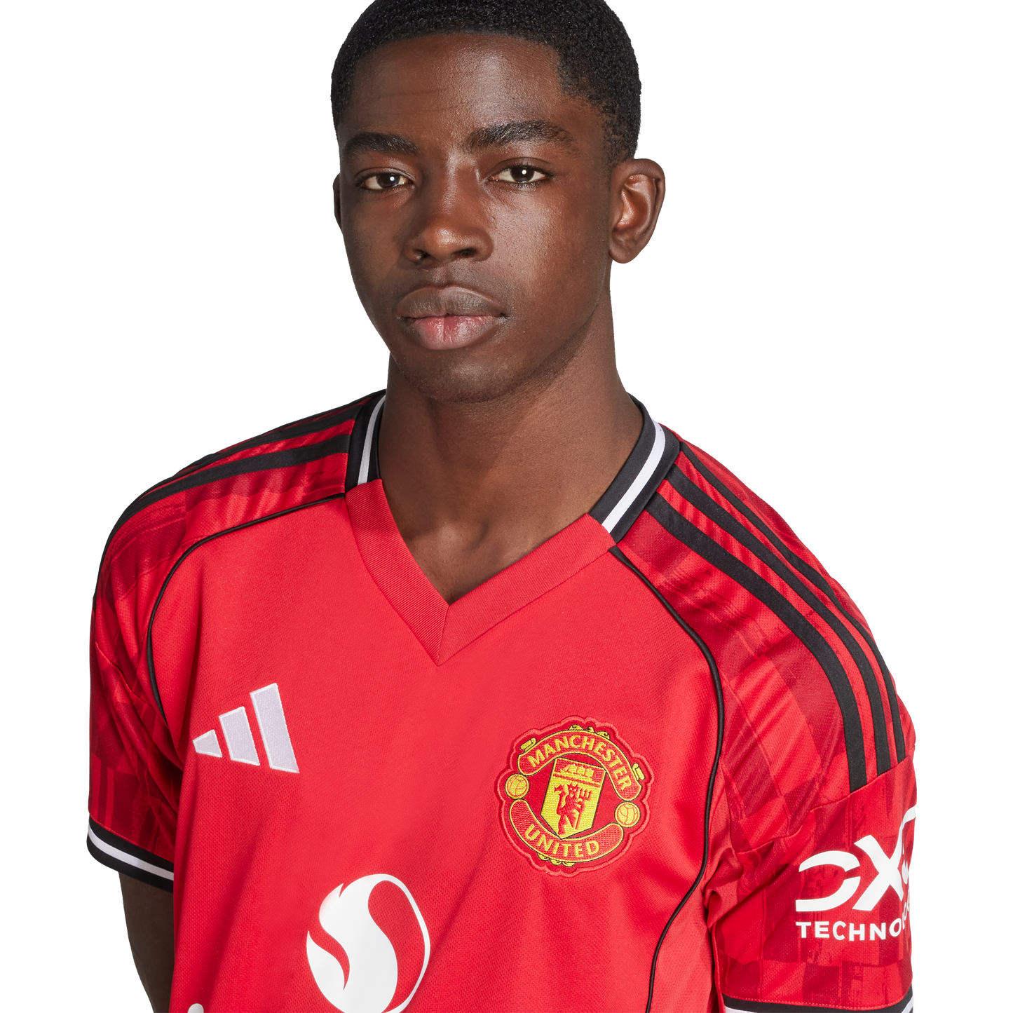 adidas MANCHESTER UNITED 25/26 HOME Soccer Jersey | MUFC Red | Men's