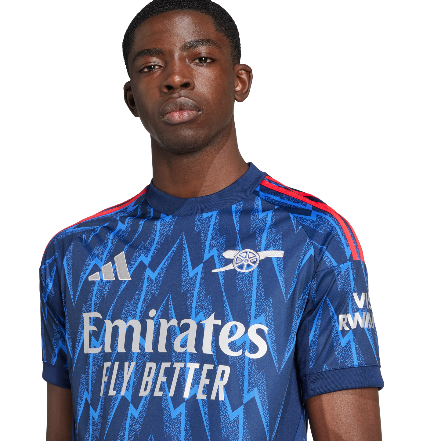 adidas Arsenal 25/26 Away Soccer Jersey | Night Indigo-Grey Two | Men's