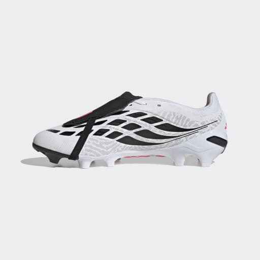 adidas Predator League Fold-Over Tongue Firm Ground Football Boots | White | Men's