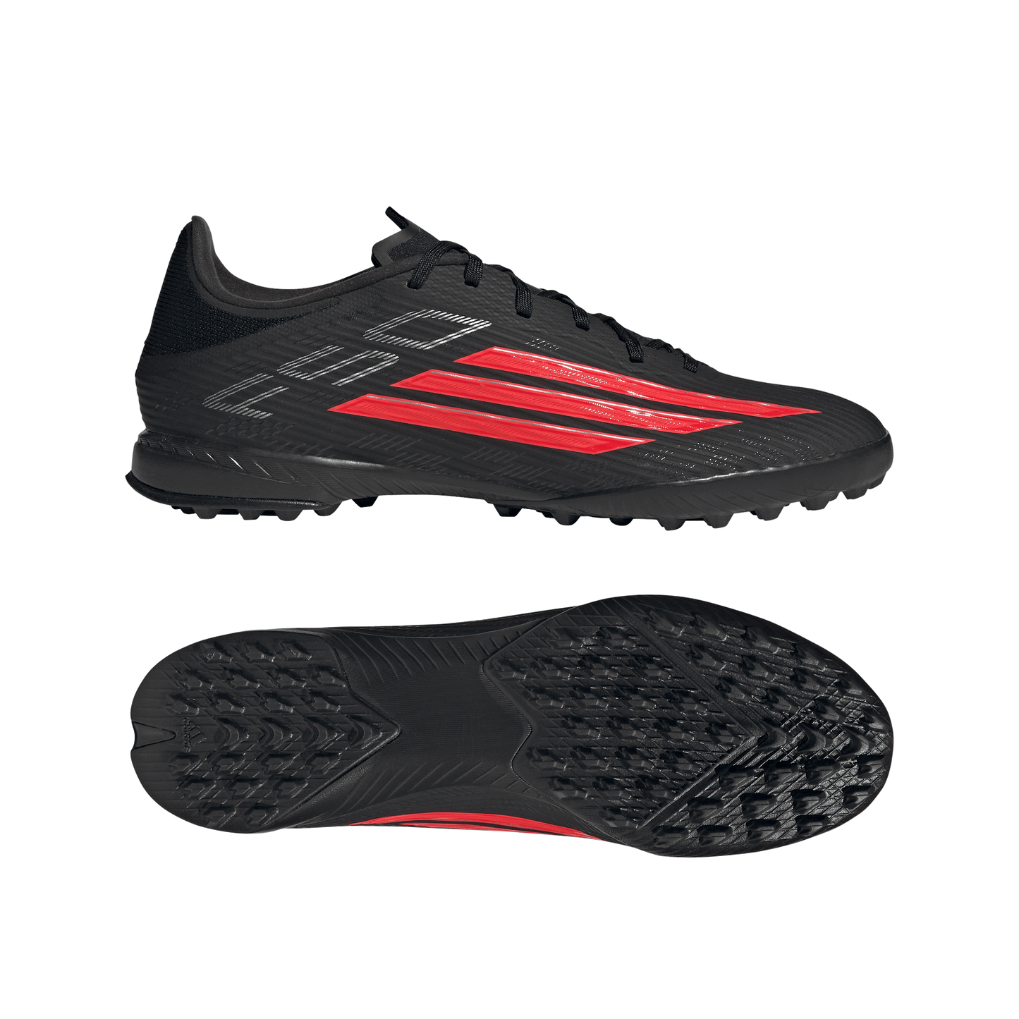 adidas F50 LEAGUE Turf Soccer Cleats | Core Black / Lucid Red | Men's