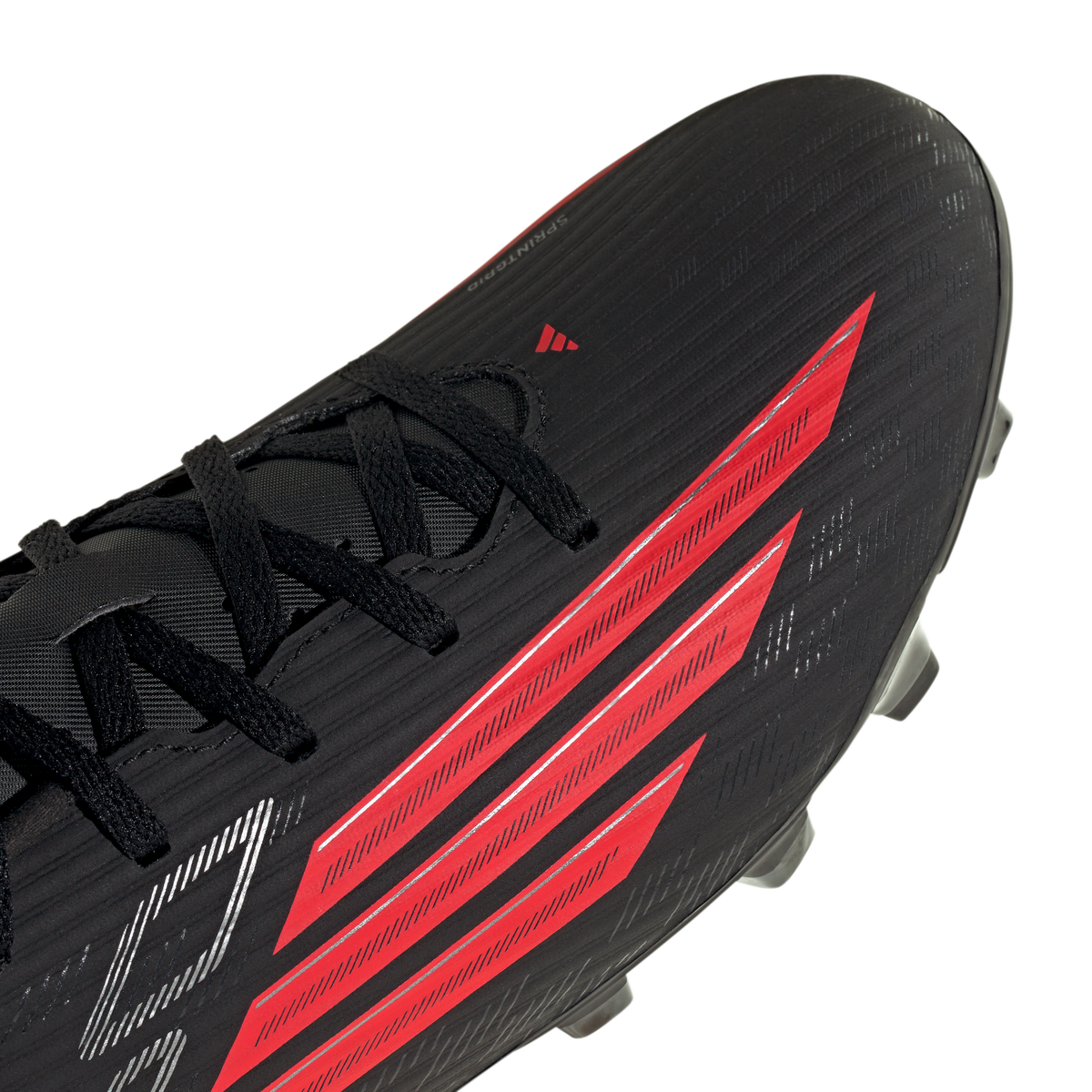 adidas F50 CLUB FG/MG Soccer Cleats | Core Black / Lucid Red / Core Black | Men's