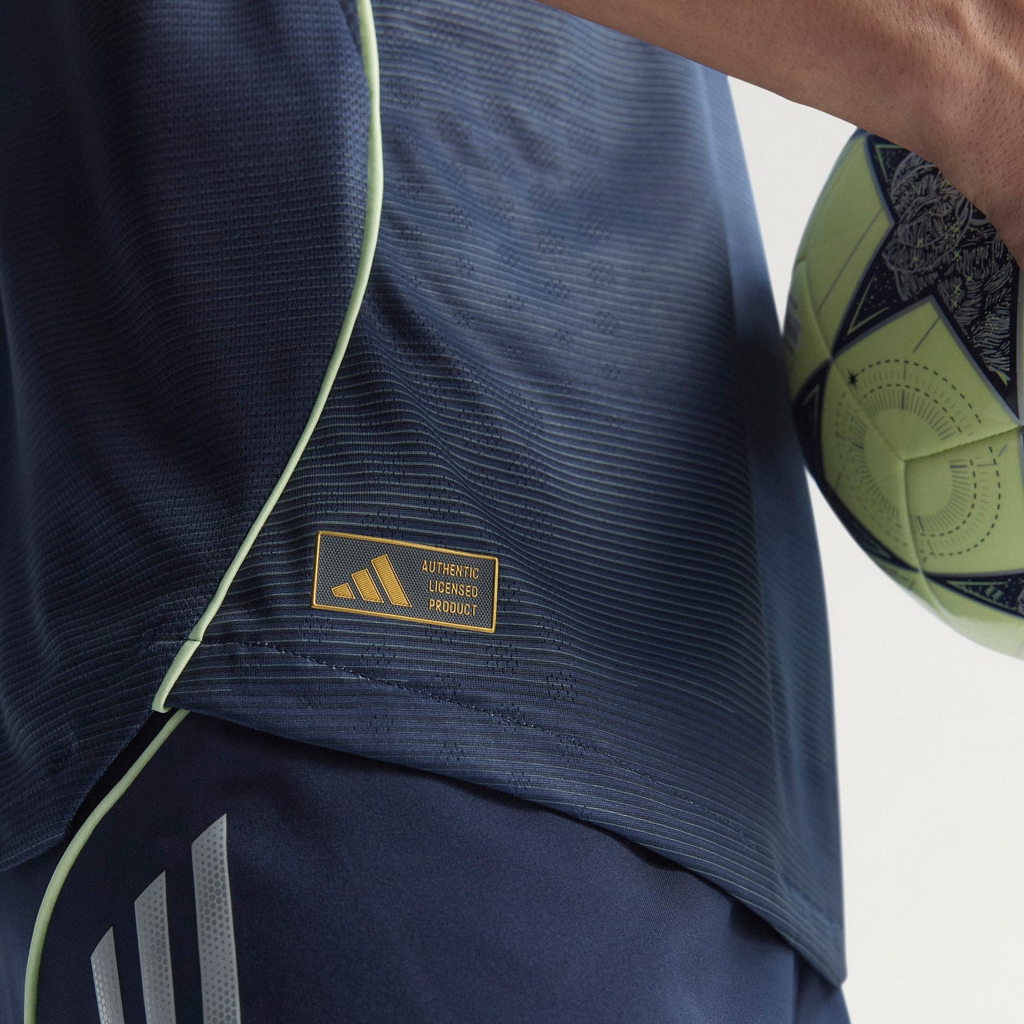 adidas Real Madrid 25/26 Away Authentic Soccer Jersey | Navy-Grey | Men's