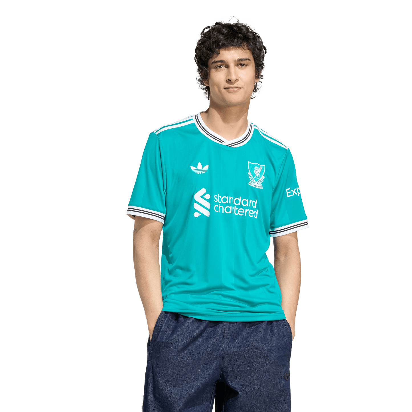 adidas Liverpool 25/26 Third Soccer Jersey | Green-White | Men's