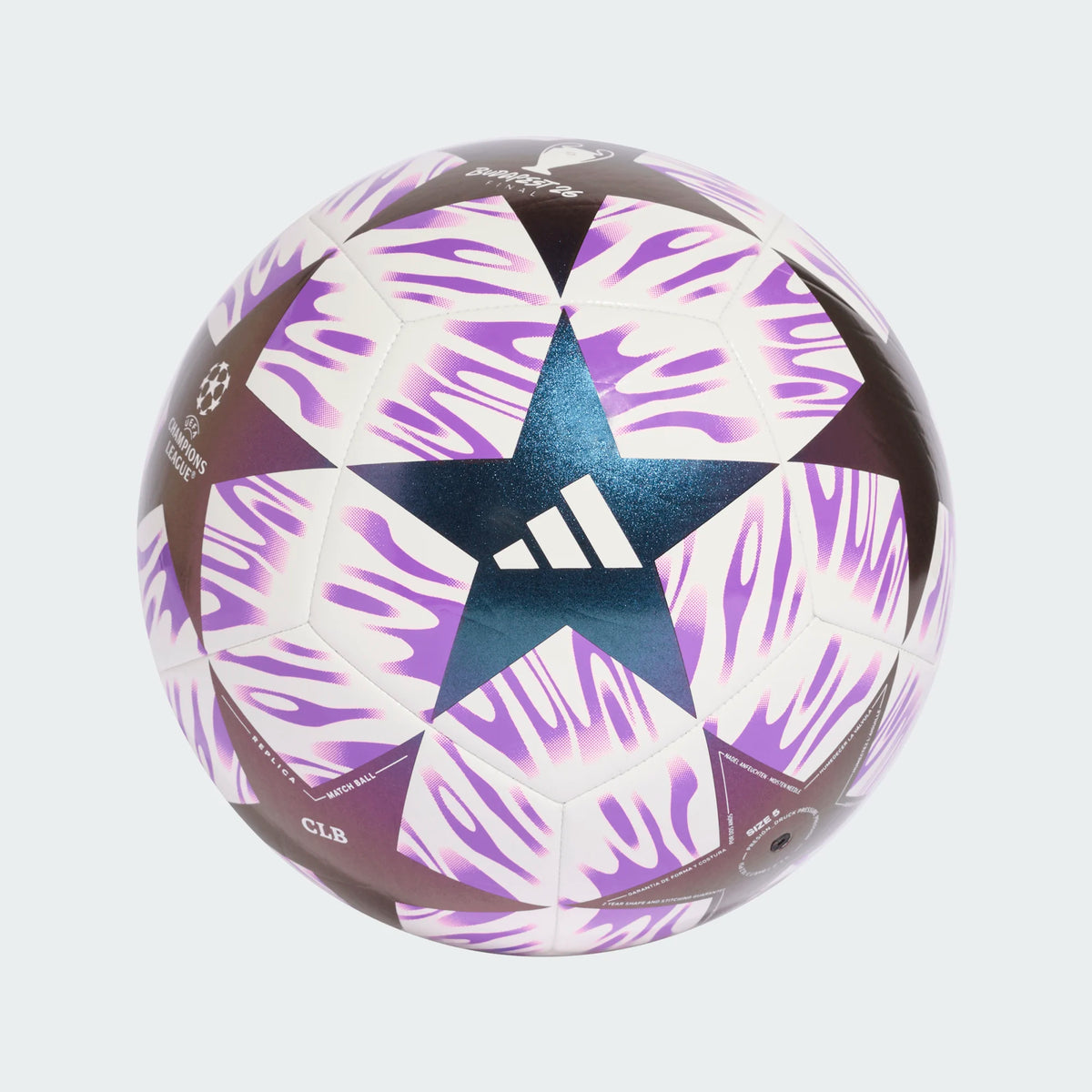 adidas UEFA CHAMPIONS LEAGUE FINAL Club Ball | White / Purple