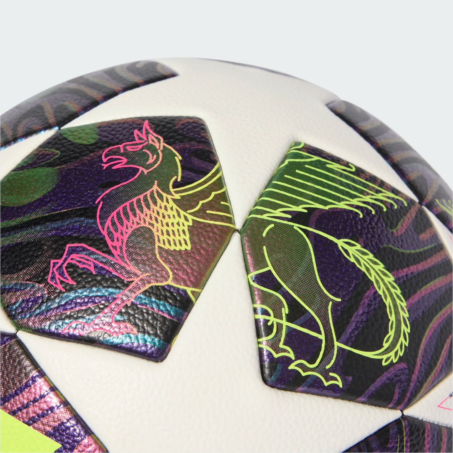 adidas UEFA CHAMPIONS LEAGUE FINAL Competition Ball | Dark Purple / White / Solar Yellow