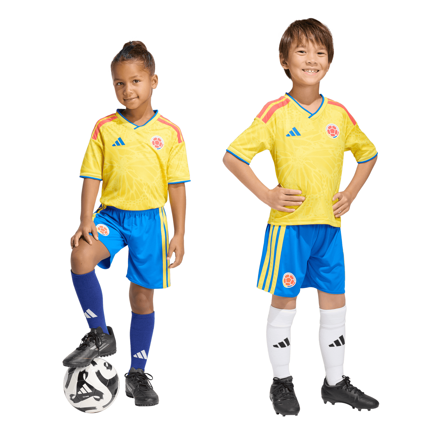 adidas Colombia 26 Home Mini Kit | Yellow / Royal Blue | Kid's