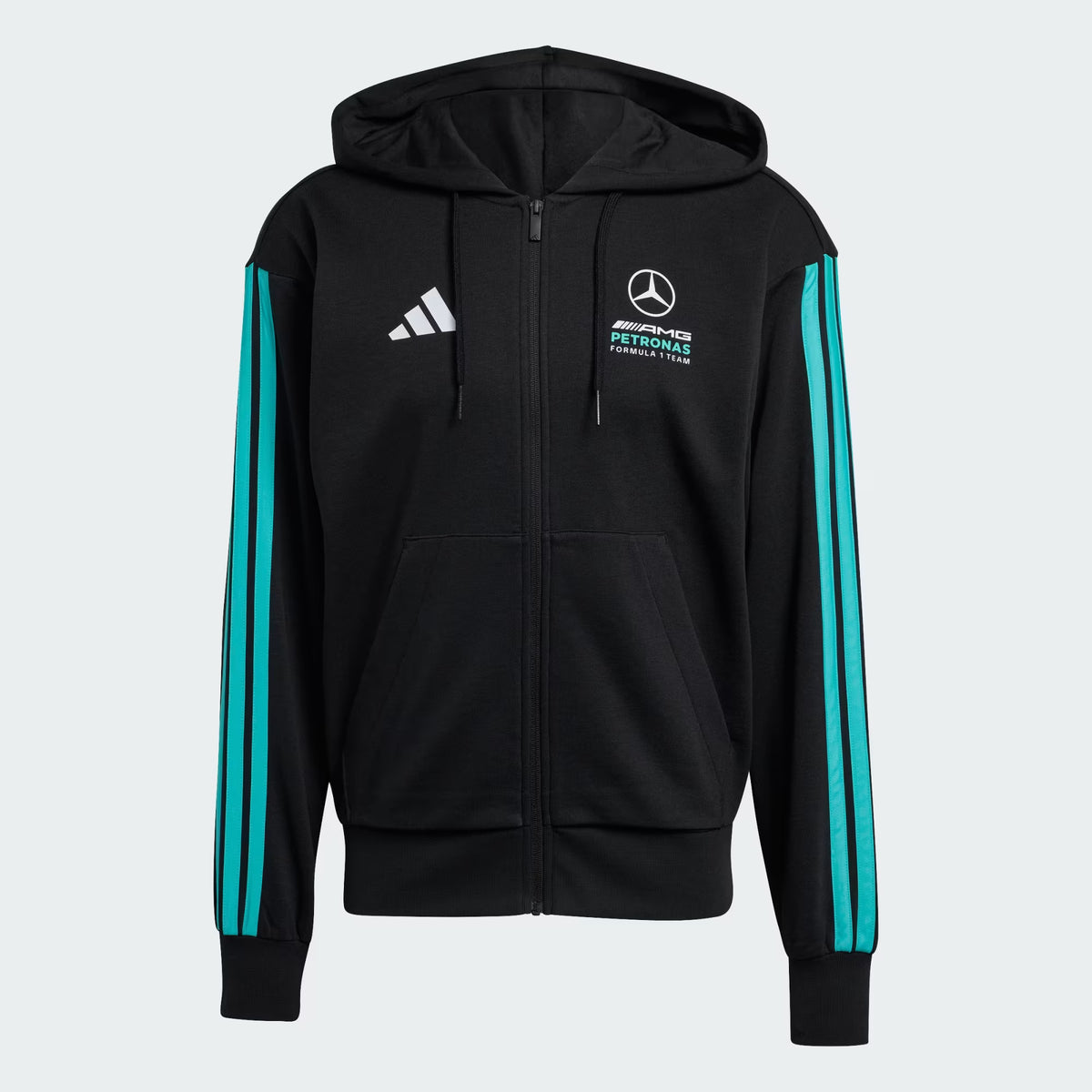 MERCEDES - AMG PETRONAS FORMULA 1 TEAM DNA FULL ZIP HOODy | Black | Men's