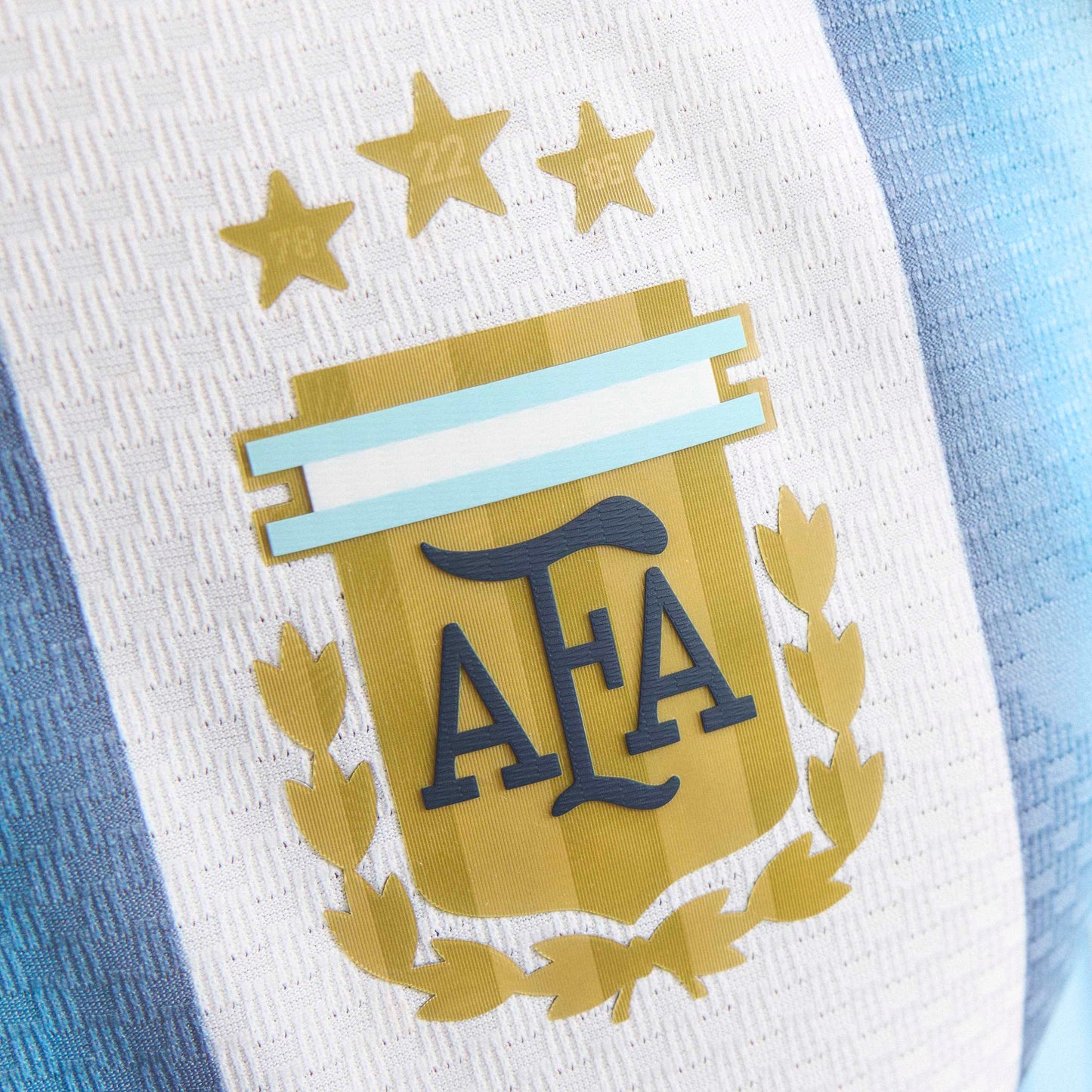 adidas Argentina 26 Messi Authentic Home Jersey | Ice Blue/White | Men's