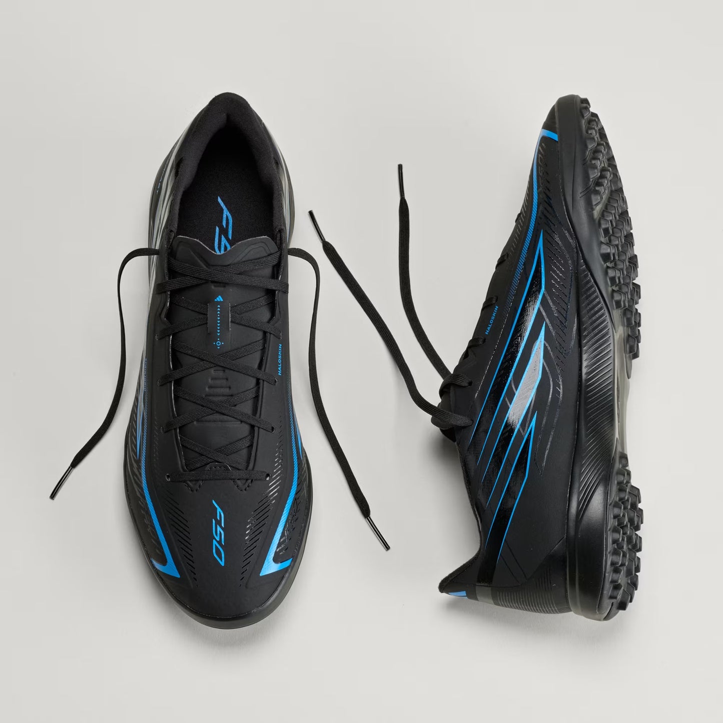 adidas F50 HYPERFAST LEAGUE Turf Football Shoes | Blue / Core Black | Men's