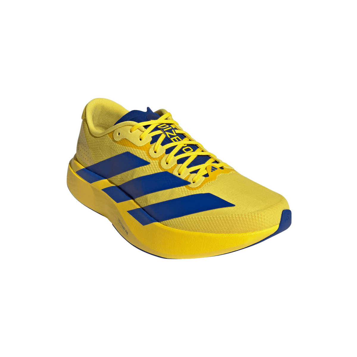 adidas Adizero Evo SL Running Shoes | Yellow / Royal Blue / Iron Metallic | Men's