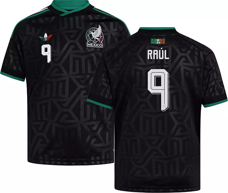 adidas Mexico 26 Third Jersey Raul | Black | Kid's