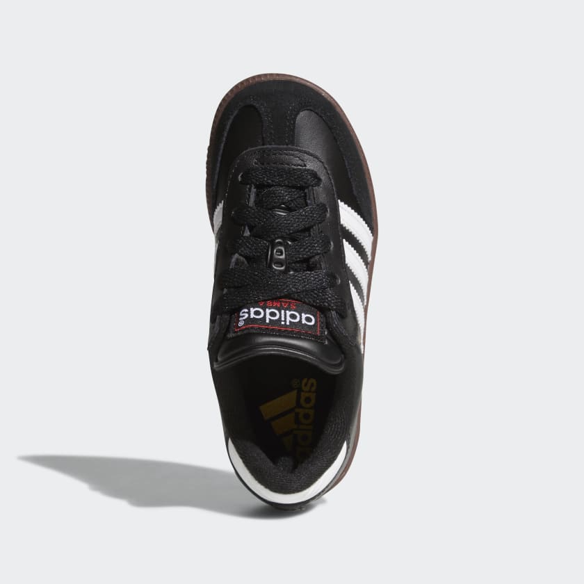 adidas Originals SAMBA CLASSIC Indoor Soccer Shoes | Core Black-Cloud White | Kid's Unisex