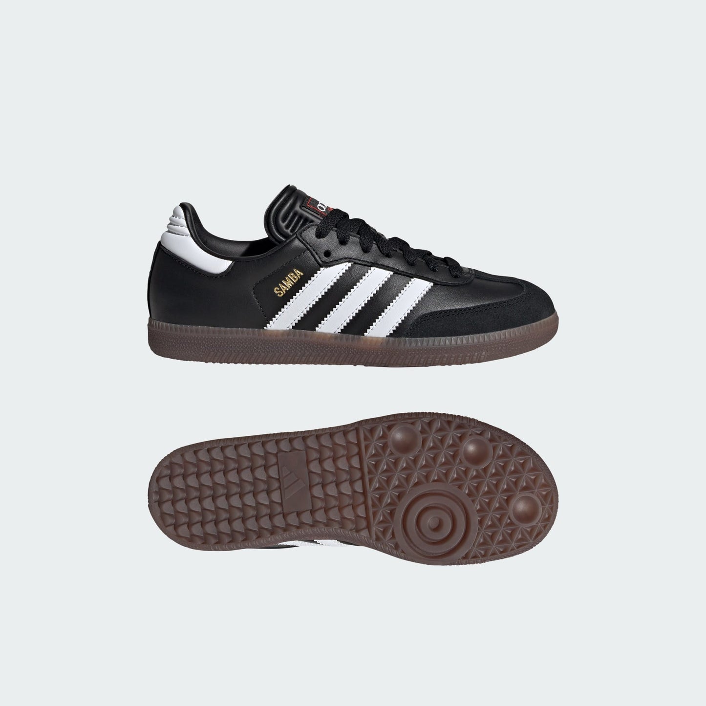 adidas SAMBA Indoor Soccer Shoes | Core Black-Cloud White | Kid's Unisex