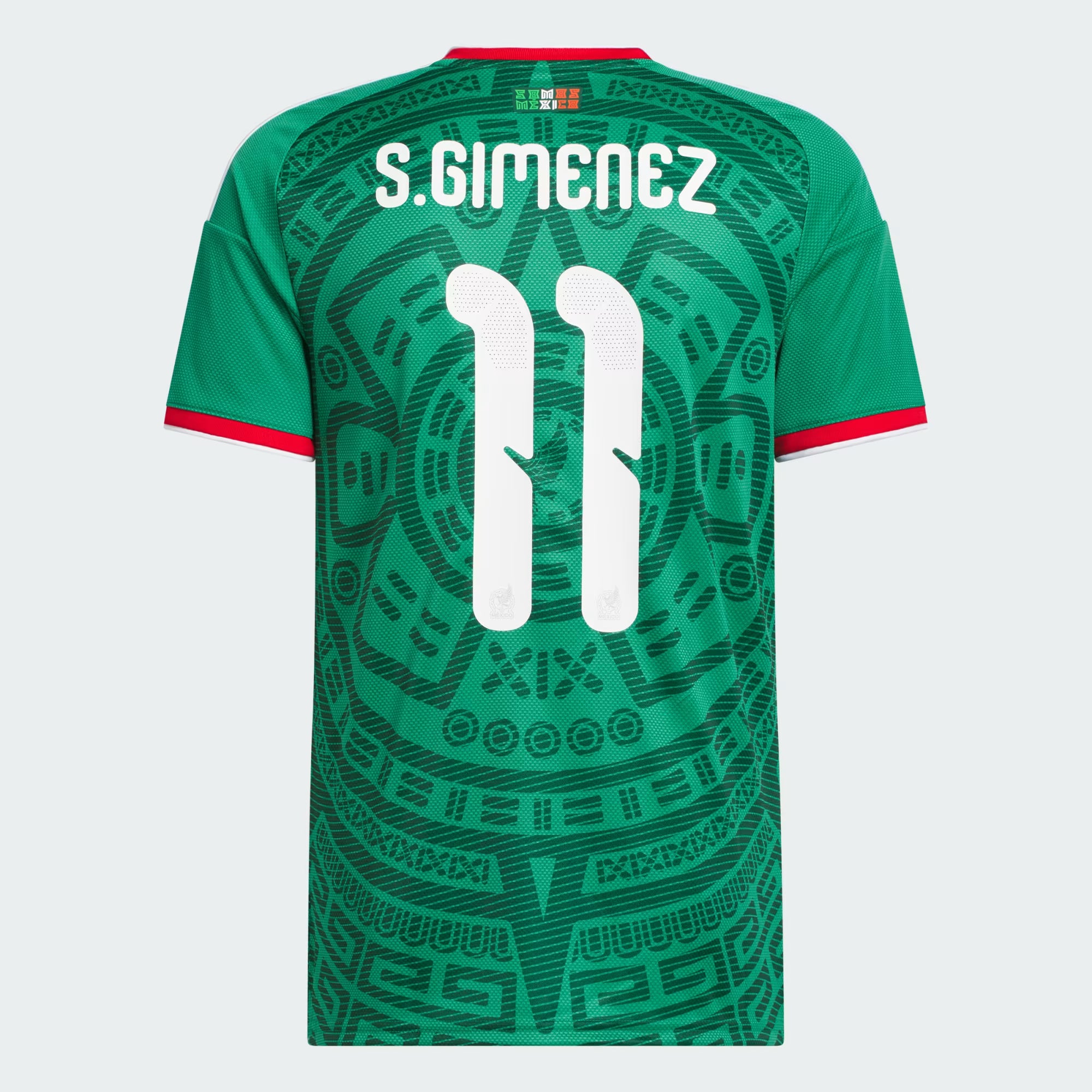 adidas Mexico 26 Santi Gimenez Home Jersey - Men's | Bold Green El
