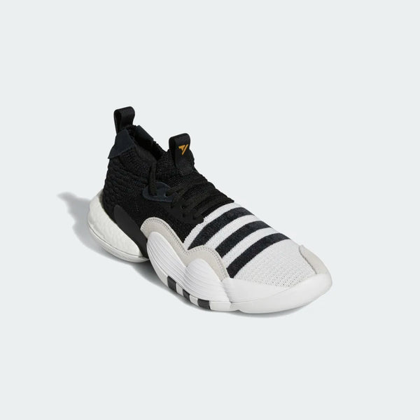 adidas Young 2.0 Basketball Shoes | White/Black | | stripe 3 adidas