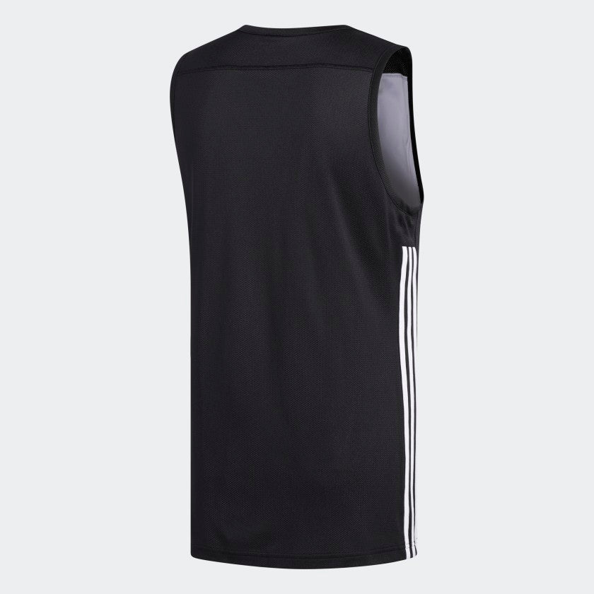 adidas 3G SPEED Reversible Basketball Jersey | Black-White | Men's