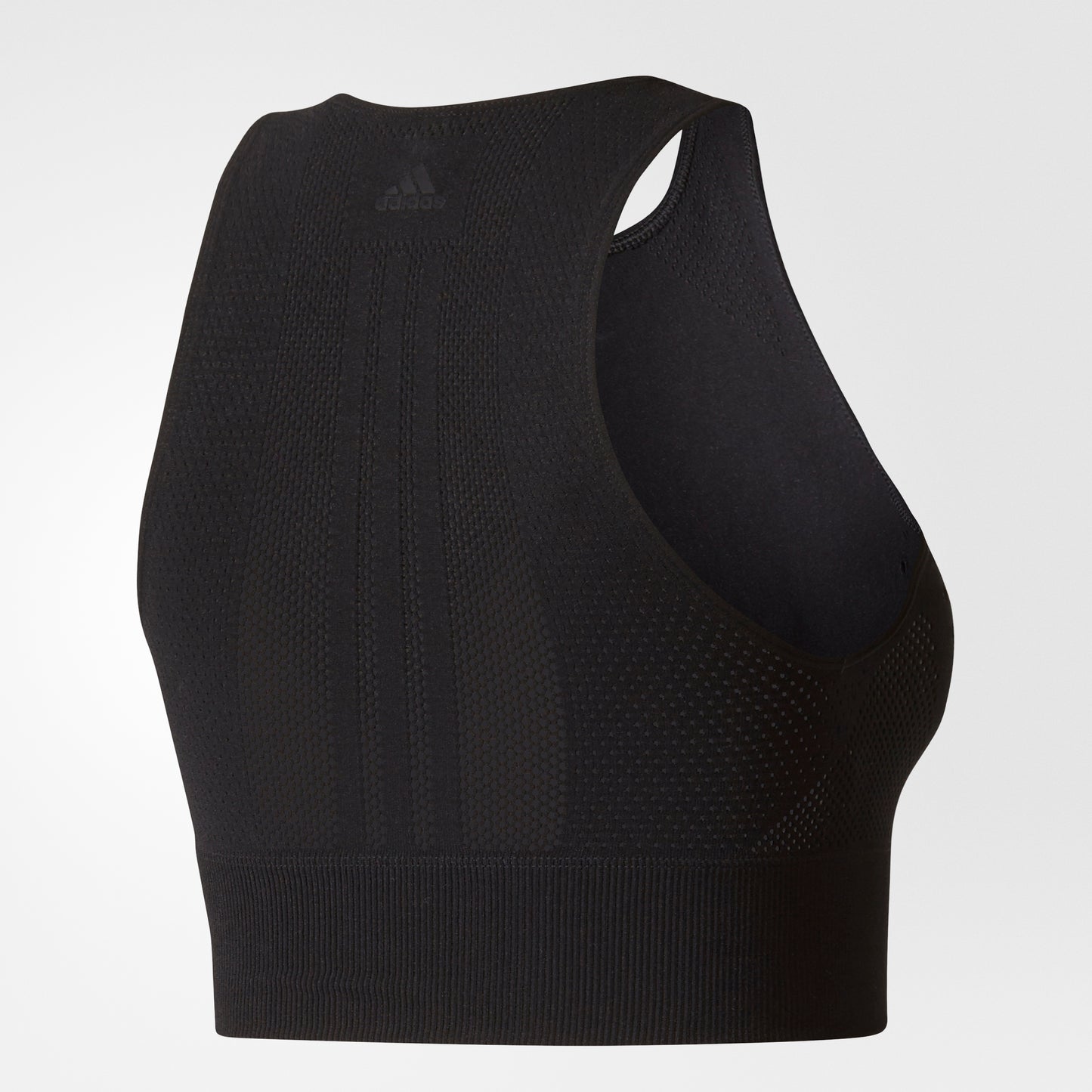 adidas WARP KNIT Crop Top | Black | Women's
