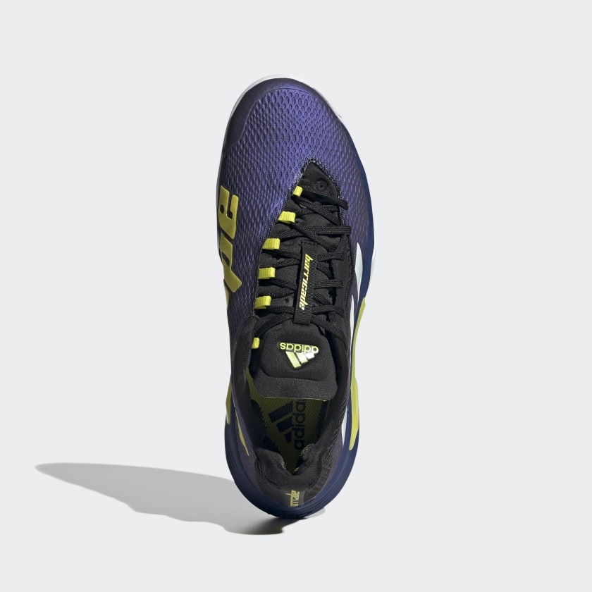 adidas BARRICADE Tennis Shoes | Black-Blue | Men's