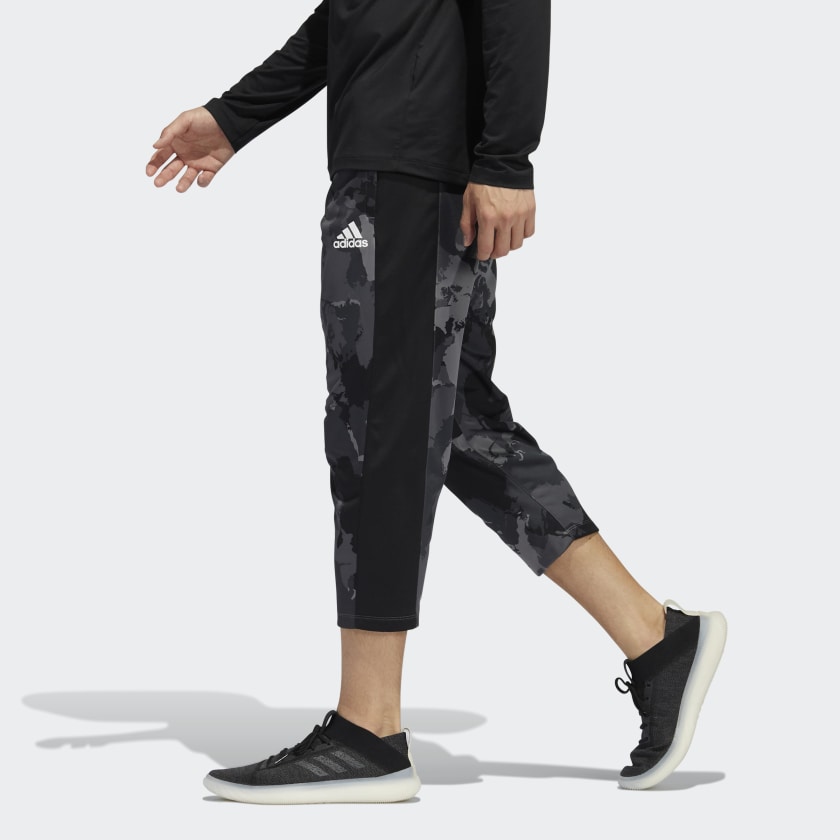 adidas CONTINENT CITY CROPPED Training Joggers | Grey Camo | Men's