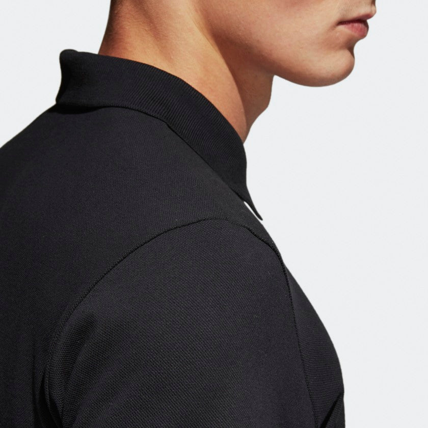 adidas ESSENTIALS Classic Base Polo | Black | Men's