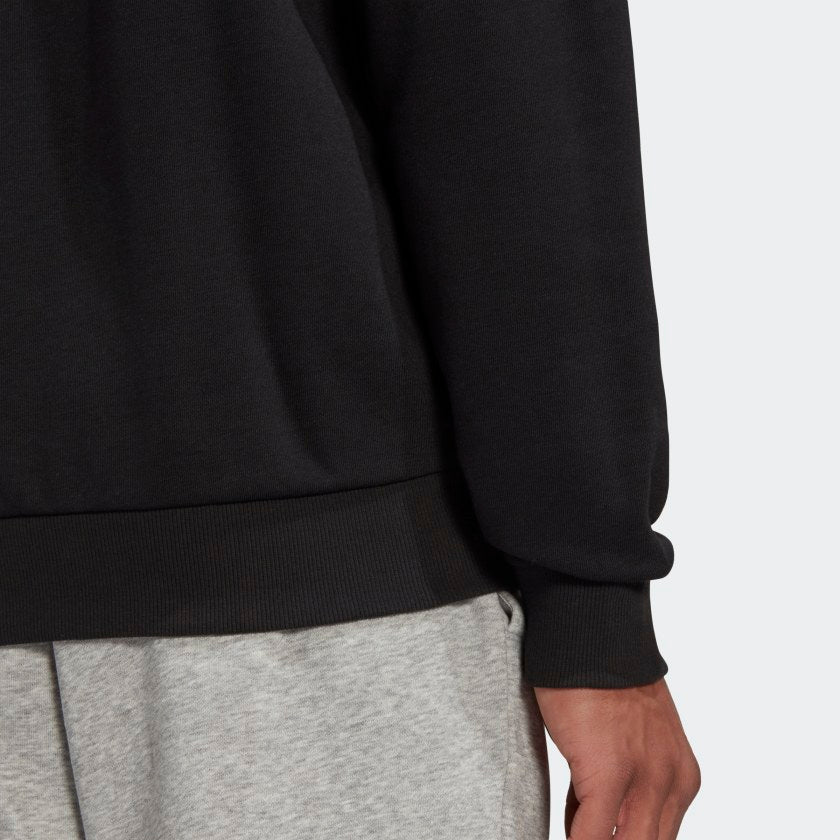 adidas ESSENTIALS FRENCH TERRY Big Logo Sweatshirt | Black | Men's