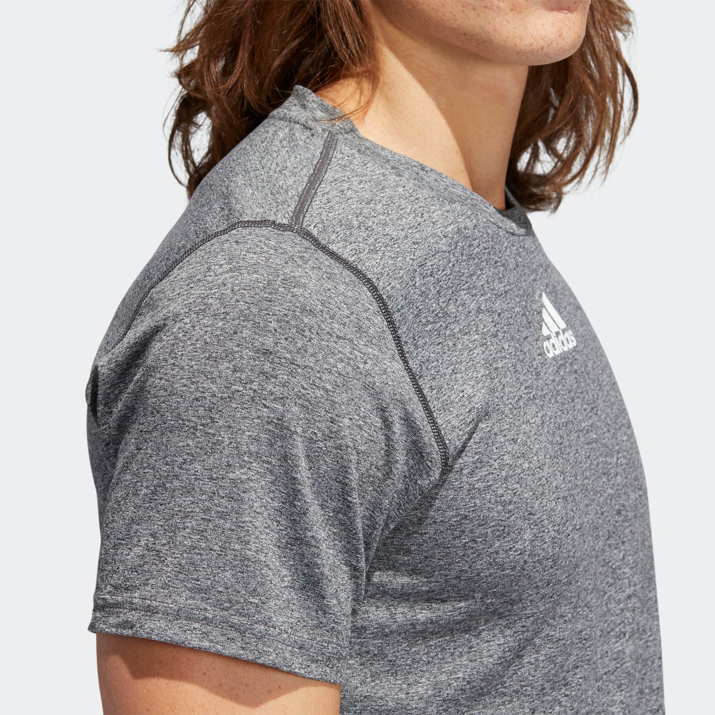 adidas CREATOR Short Sleeve Tee | Dark Grey Heather | Men's