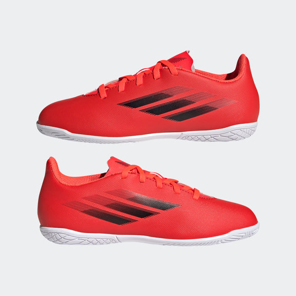 adidas Jr. X SPEEDFLOW.4 Kid's Indoor Shoes | Red | Unisex | 3 adidas