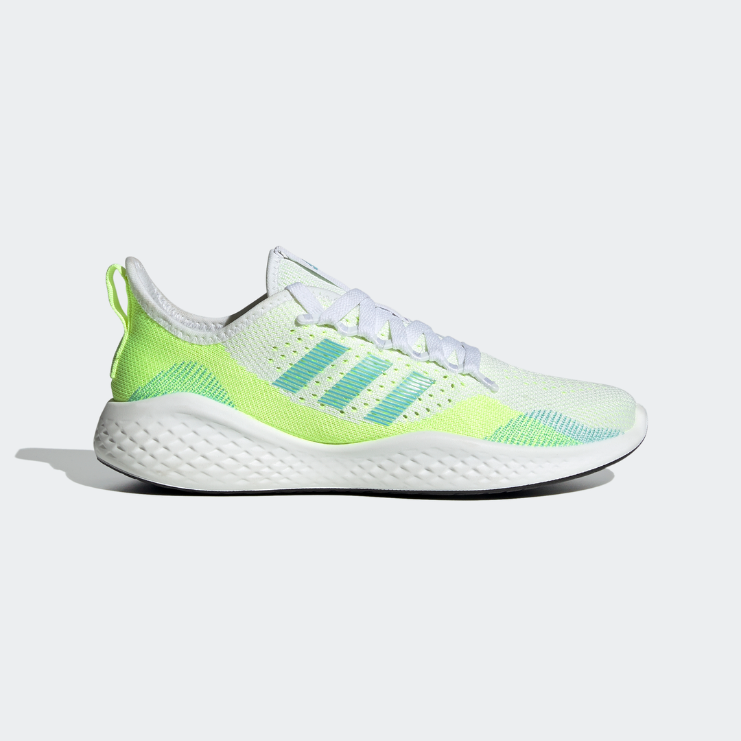 adidas FLUIDFLOW 2.0 Running Shoes | White-Green | Women's adidas FLUIDFLOW 2.0 Running Shoes | White-Green | Women's