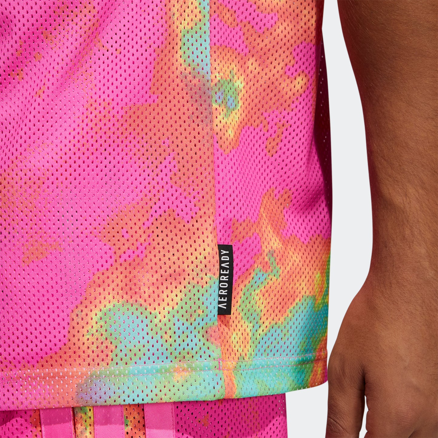 adidas DONOVAN MITCHELL Tank Top | Screaming Pink | Men's