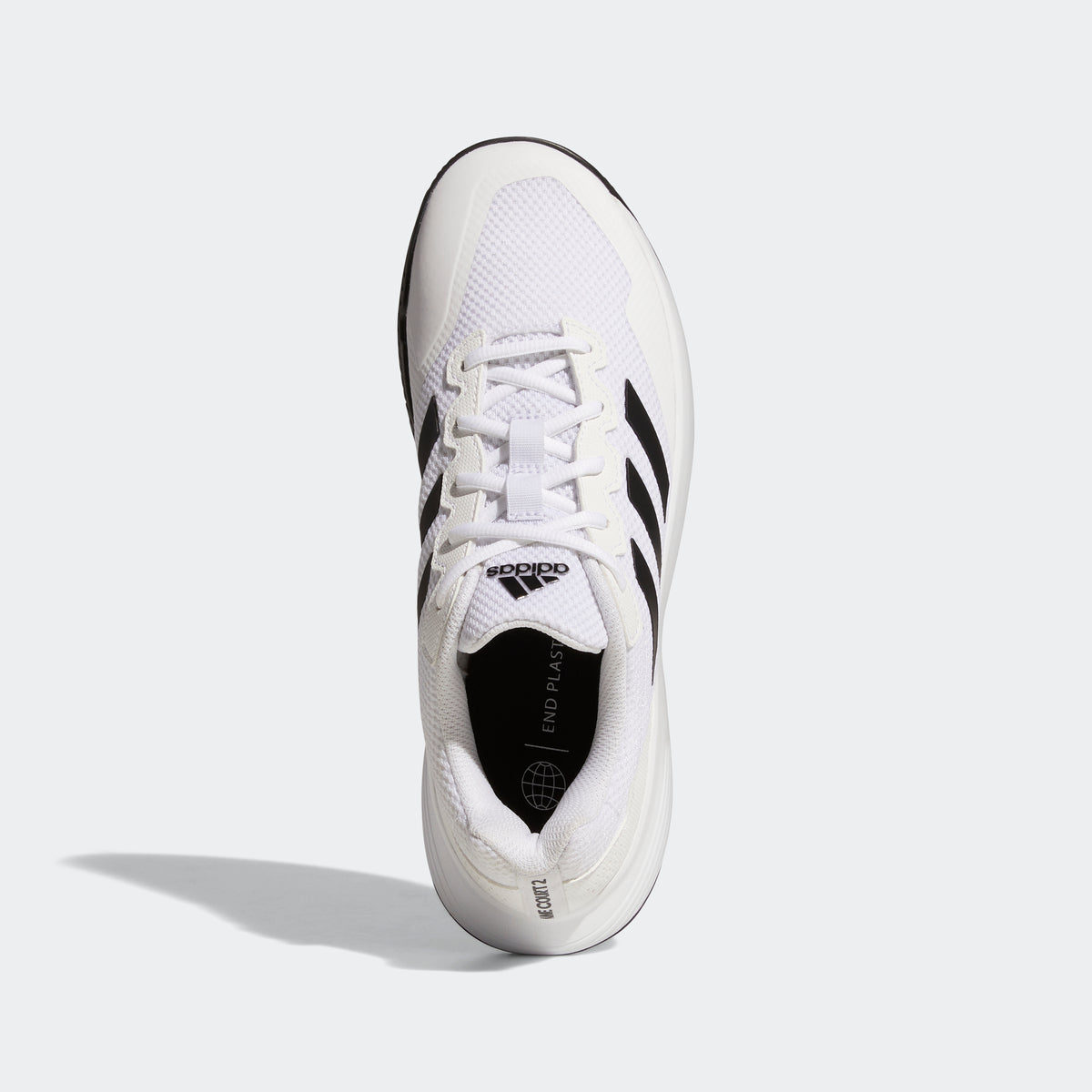 adidas Gamecourt 2.0 Tennis Shoes | Black/White | Men's