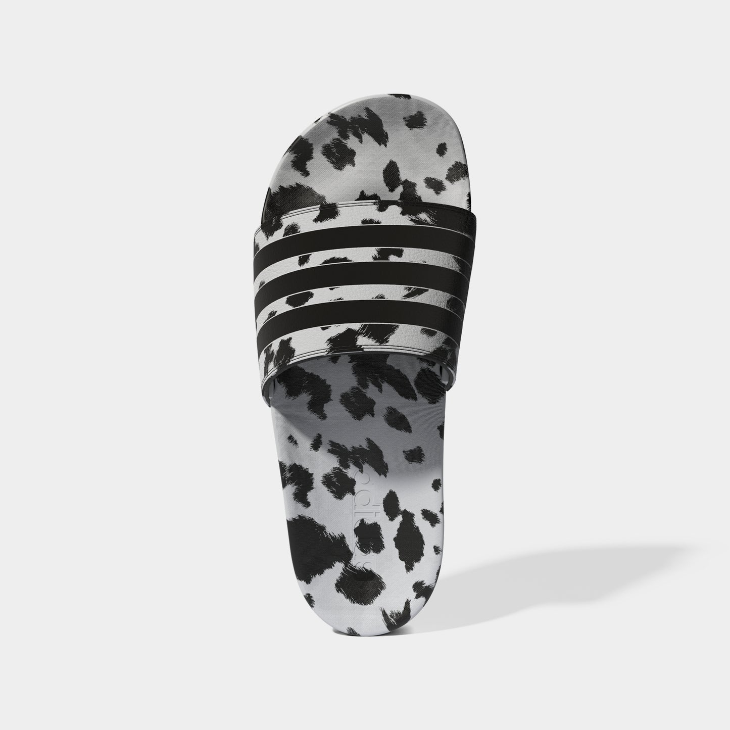 adidas ADILETTE COMFORT Printed Slides | White-Black | Women's