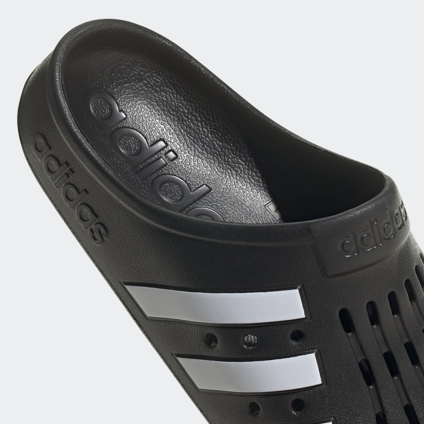 adidas ADILETTE Rubber Clogs - Core Black | Unisex