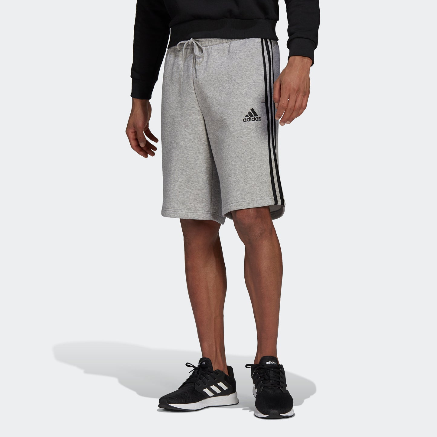 adidas Essentials Fleece Shorts | Gray | Men's