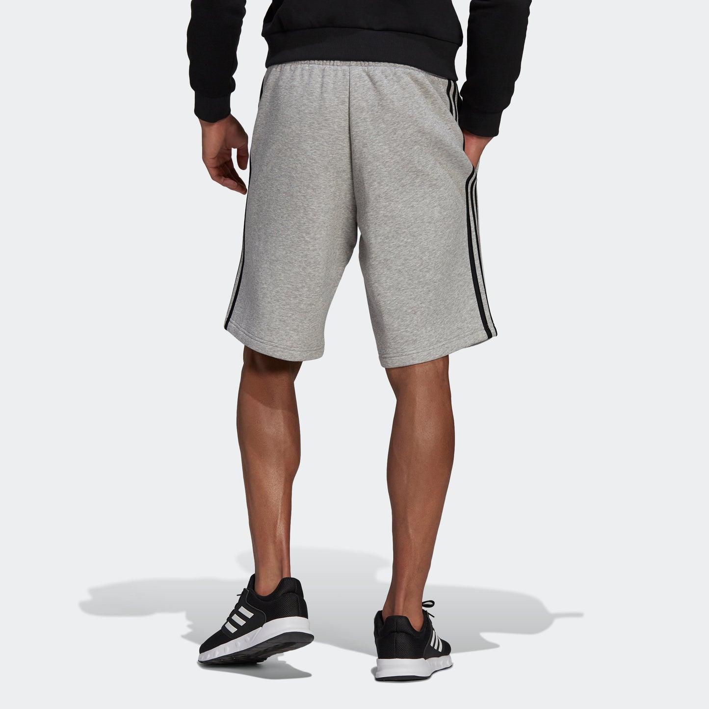 adidas Essentials Fleece Shorts | Gray | Men's