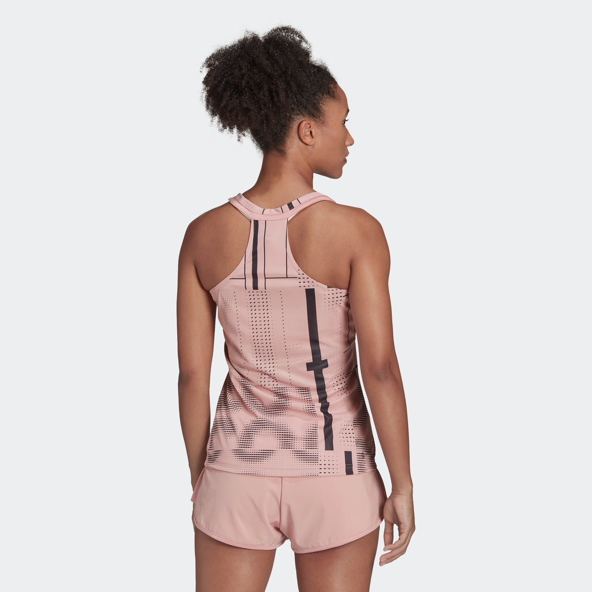 adidas TENNIS CLUB Graphic Tank Top | Mauve | Women's