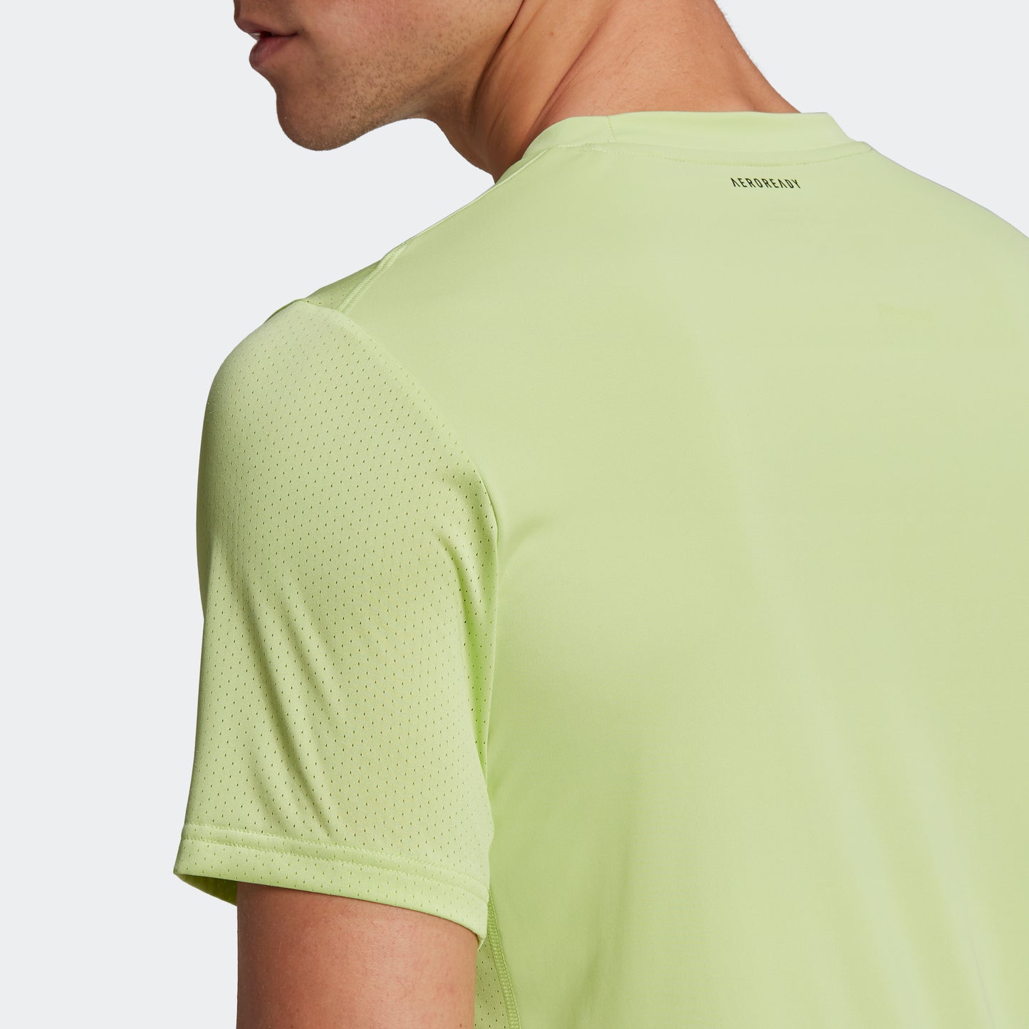 adidas 3 Stripes Club Tee | Pulse Lime-Black | Men's
