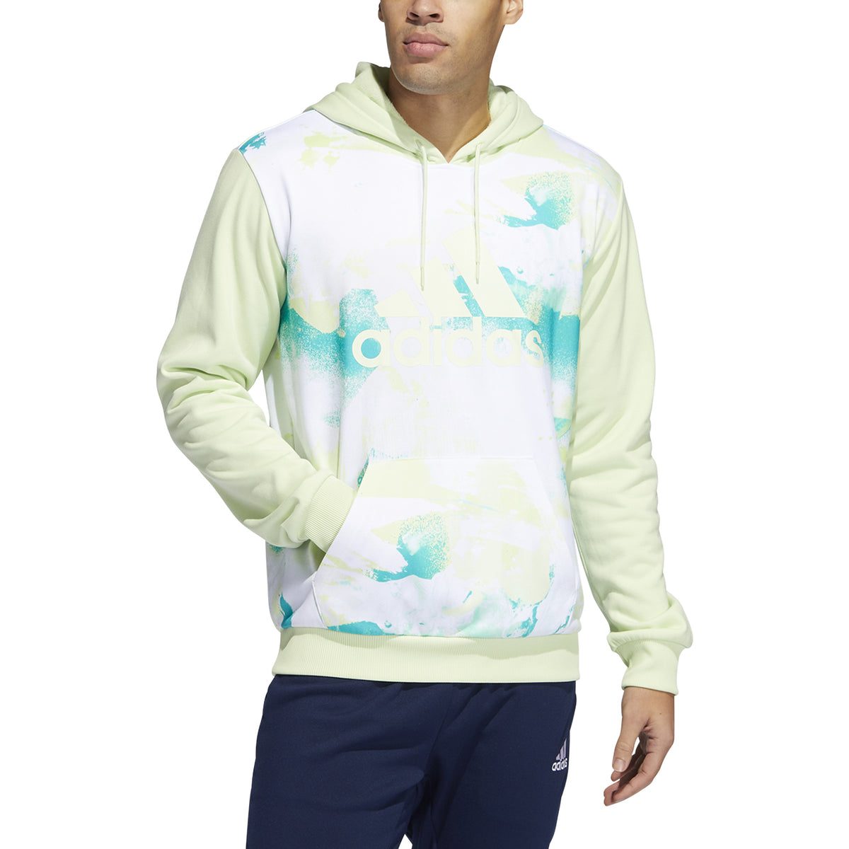 adidas Allover Print Basketball Hoodie | Men's